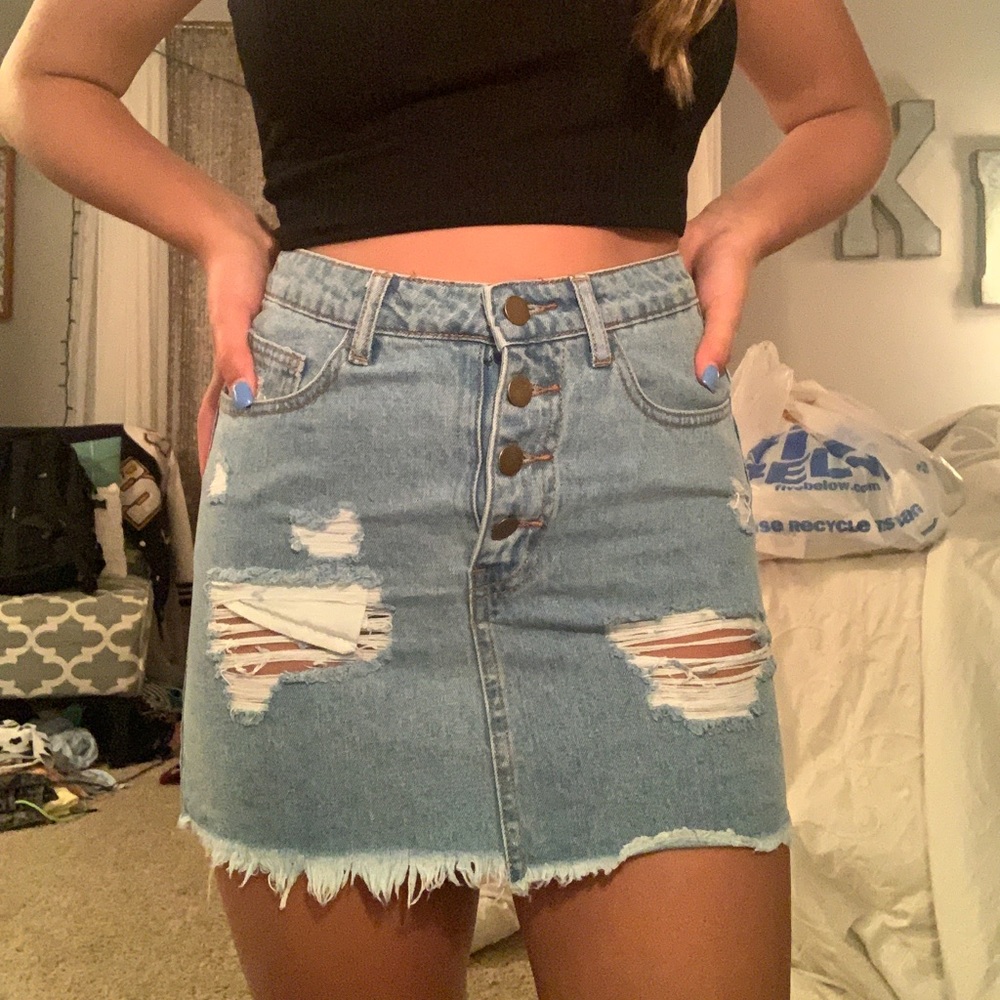 Jean skirt